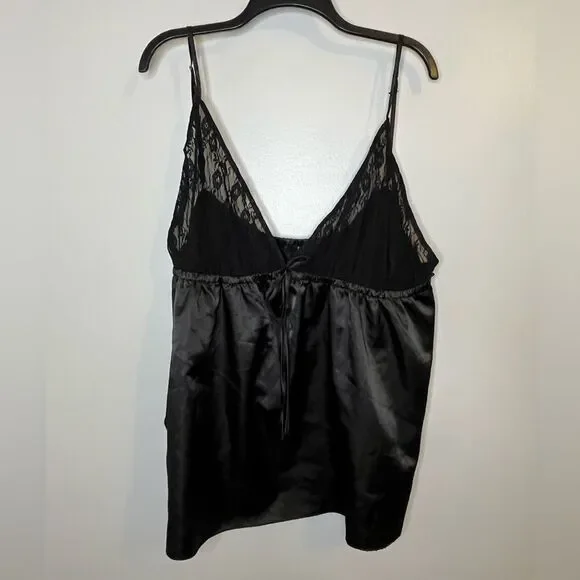 Boohoo Black Two-Piece Tank and Shorts Pajama Set Size 22 - Picture 2 of 14